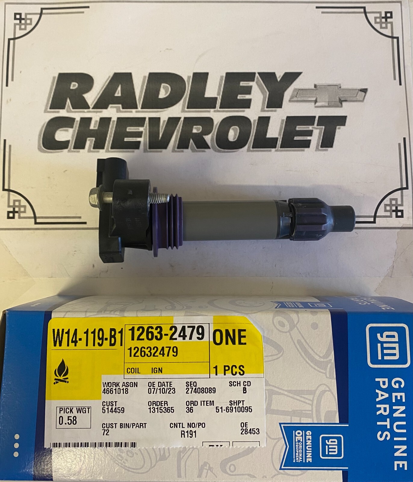 NEW GM OEM IGNITION COIL- GENERAL MOTORS GMC 12632479 | eBay