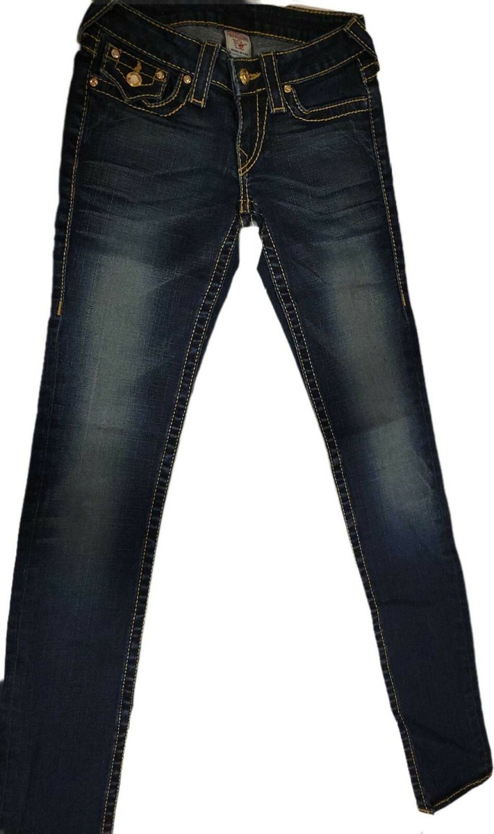 True Religion Swarovski Gold Crystal Jeans | eBay