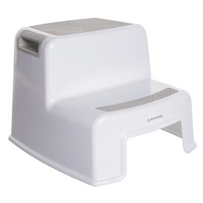 Dreambaby 2-Up Step Stool, Anti-Slip, Grey