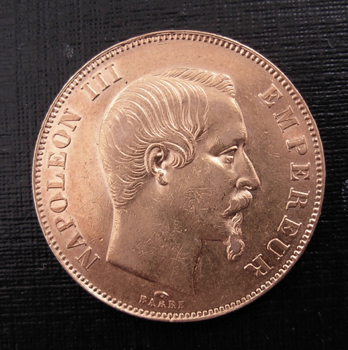 france 1857a gold 50 francs circulated napoleon iii