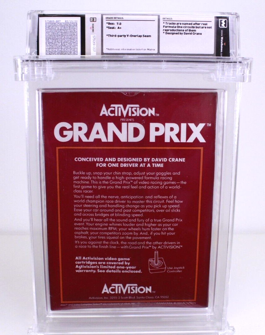Cartucho Nacional De Atari 2600 Polyvox Math Gran Prix Raro