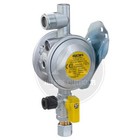 BULKHEAD BUTANE PROPANE GAS REGULATOR TRUMA 30 MBAR SWITCH VALVE GOK 10MM OUTLET