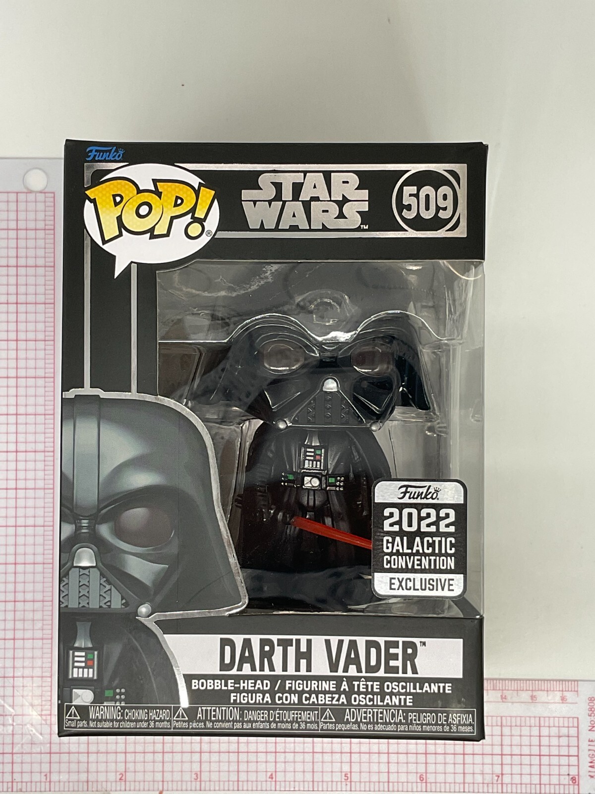 Funko Pop! Darth Vader #509 Star Wars 2022 Galactic Convention Exclusive H02