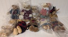NOS Lot of 10 Different Boyds Bears Plush 8" 2503101G