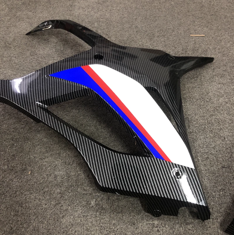 Cubierta de carenado de panel de vientre inferior fibra de carbono para BMW S1000RR 2019-2022 Foto 4 de 4