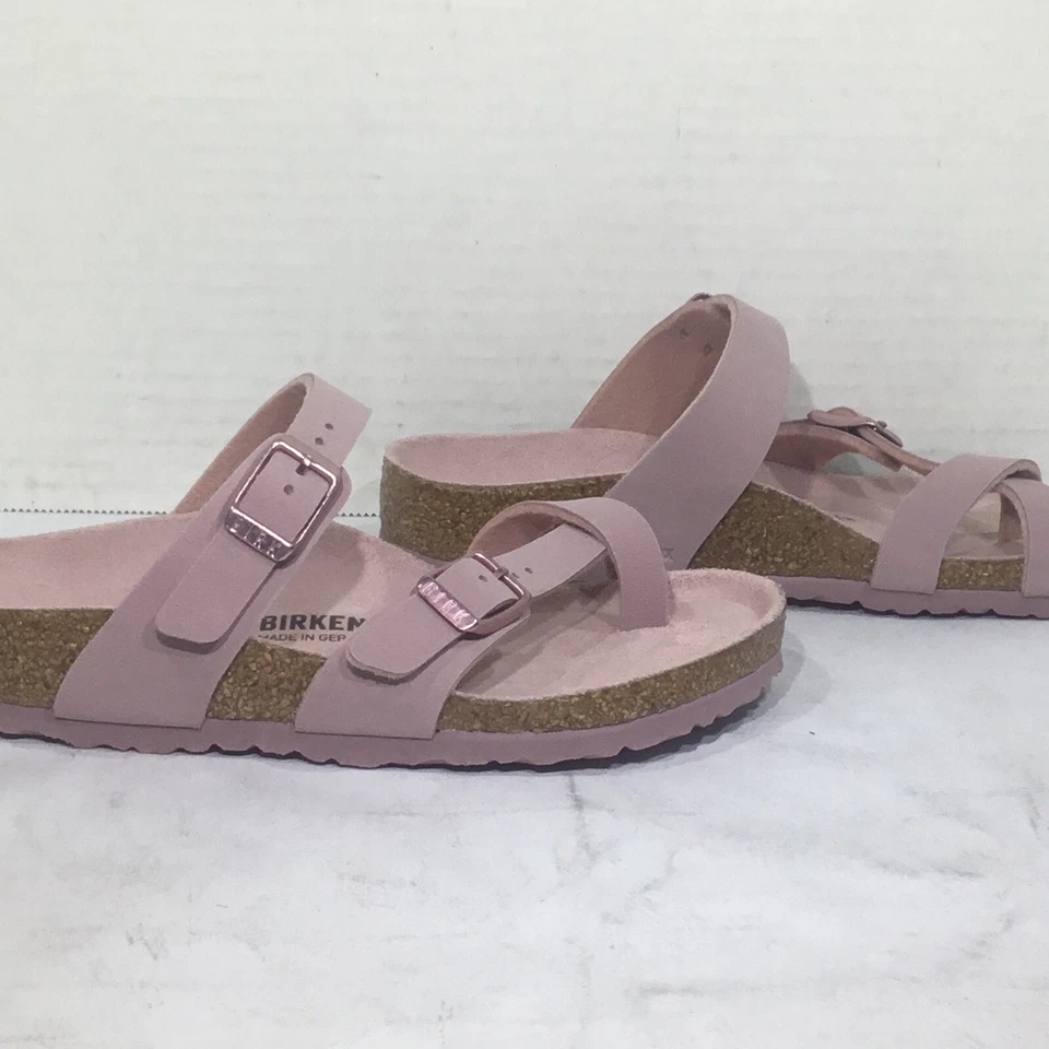 Sandálias Birkenstock Youth tamanho 12 UE 30 estreitas Mayari blush lavanda Y23-1071 - Imagem 4 de 4