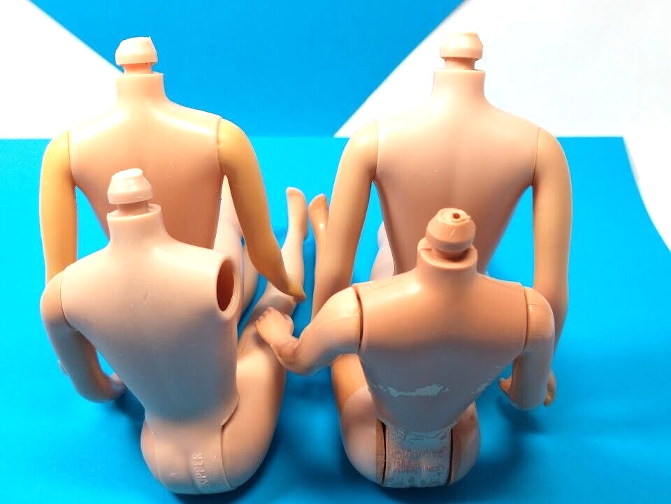 4 Vintage Skipper Doll Damaged Bodies TLC For Parts *READ/See Photos* Ships Free