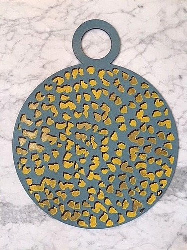 HERMES PETIT H DINNER PLACEMAT IN LEATHER (REVERSIBLE) - BRAND NEW !!!