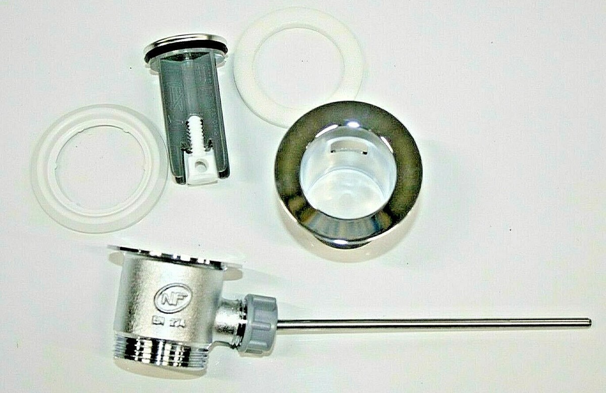 Excentergarnitur 1 1/4 Zoll Messing Verchromt - Mit Excenterstopfen DN32