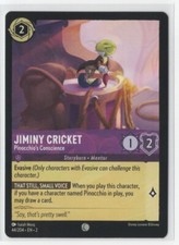 Disney Lorcana Floodborn Jiminy Cricket 44/204 Common NON-FOIL