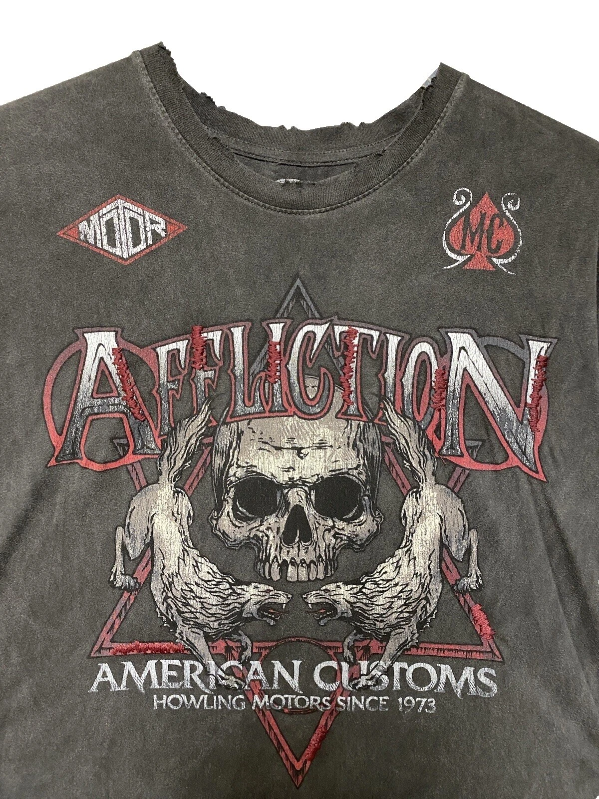 Camisas masculinas Affliction tamanho 2XL