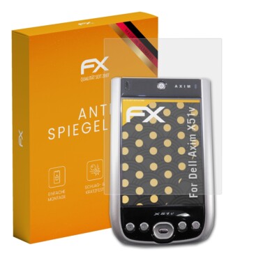 atFoliX 3x Displayfolie für Dell Axim X51v Schutzfolie matt&stoßfest Folie