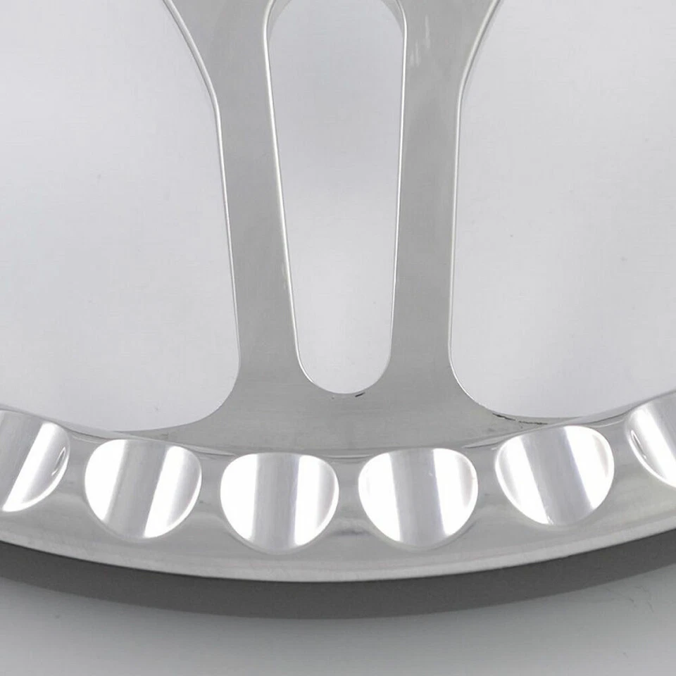 14-дюймовый алюминиевый комплект рулевого колеса с 9 отверстиями в нормандском стиле с кнопкой гудка и адаптером - Изображение 3 из 4