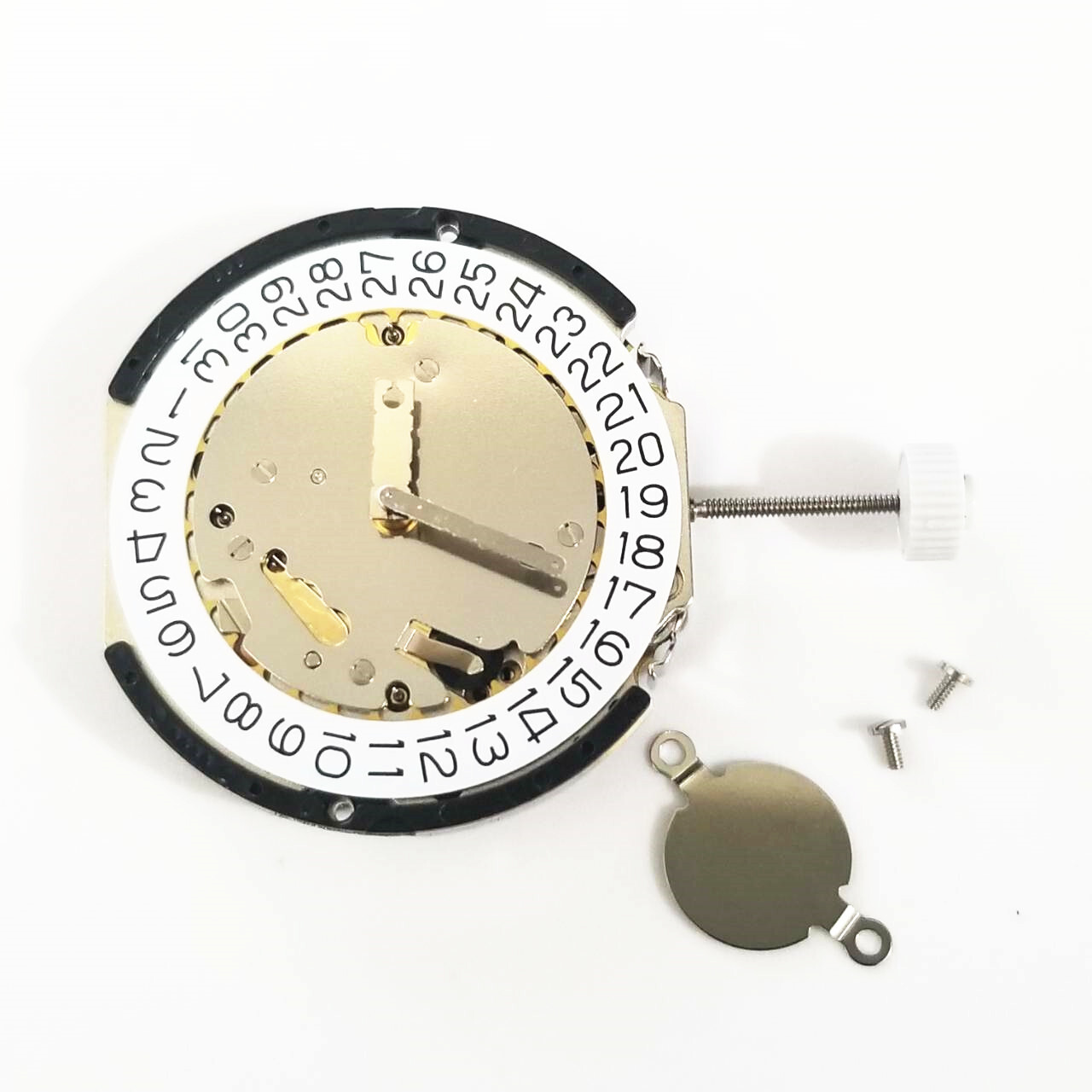 25.6mm 5-Jewel Chronograph Quartz Watch Movement Battery Compatible with Ronda 3540