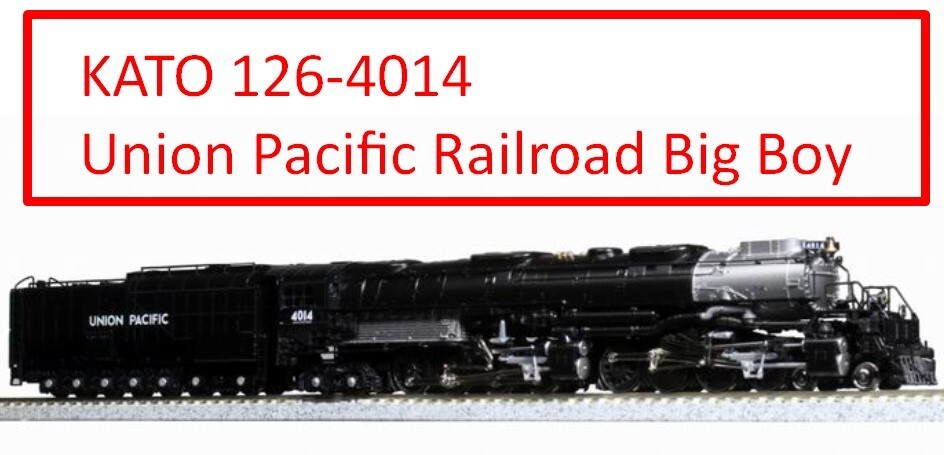 KATO N Gauge 126-4014 Union Pacific Railroad Big Boy KATO N Gauge 126-4014 Union Pacific Railroad Big Boy
