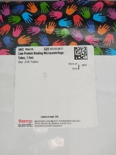 THERMO SCIENTIFIC LOW PROTEIN BINDING MICROCENTRIFUGE TUBES 2.0 ML 88379 250 QTY