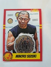 CUSTOM NJPW New Japan Pro Wrestling Trading Card 2021 Minoru Suzuki #19