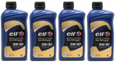 Elf Evolution FULL-TECH LLX 5W-30 Motoröl 4x 1l = 4 Liter