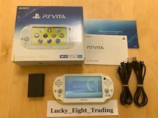 PS Vita Lime Green White PCH 2000 ZA13 Console Charger Box PSV Slim [BOX]