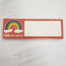 School Desk Name Plates English paper 30 Count