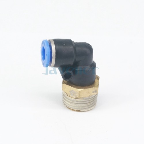 LOTE5 1/8""1/4"" 3/8"" 1/2"" BSP Macho -4/6/8/10/12 mm OD Tubo Codo Accesorio Neumático - Imagen 29 de 52
