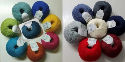 ONLINE GARNE 150g ONline Supersocke Sort. 321, Merino extrafein UNI 6-fach Sockenwolle NEU