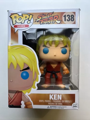 Funko Pop! Vinyl: Street Fighter - Ken #138 New In Box Fast Shipping