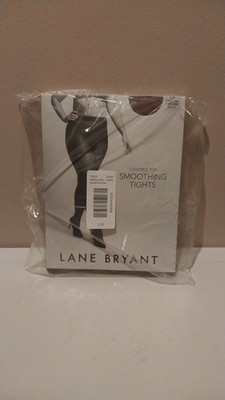 Lane Bryant Smoothing Tights C/D Cafe Mocha Shimmer Sheer Brand New