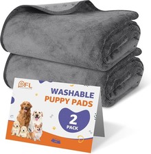 PICK FOR LIFE Washable Dog Pee Pads, 48x48 Reusable Puppy Whelping Pads 2PACK