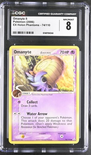 Omanyte δ graded CGC 8 for sale on eBay