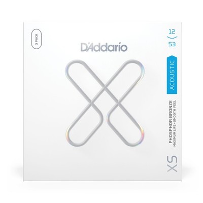 D'Addario XSAPB1253-3P XS 12-53 3er Set - Westerngitarrensaiten