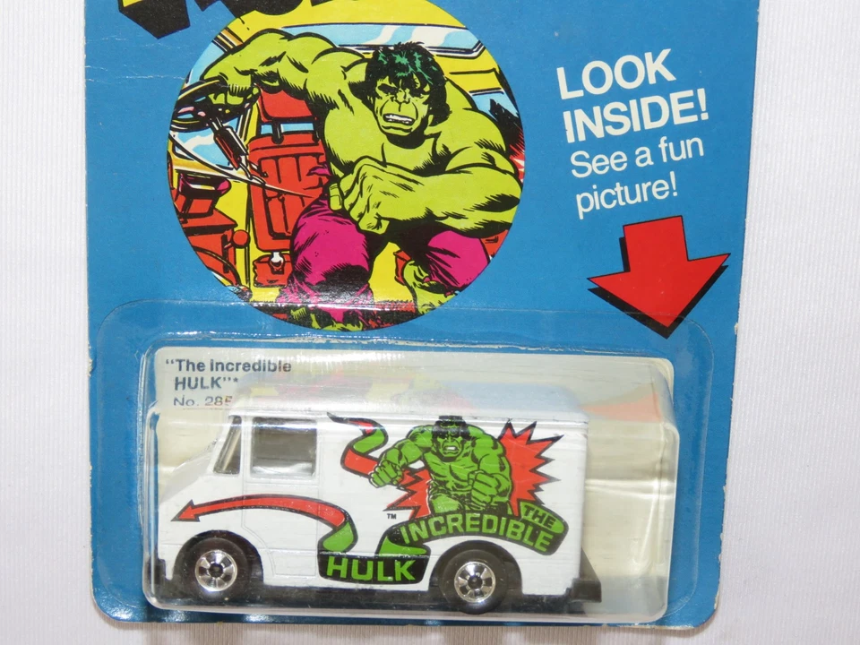 De colección 1978 Hot Wheels Scene Machines Incredible Hulk Nº 2850 UNPUNCH Hong Kong Foto 4 de 4