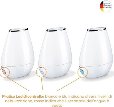 Beurer LB 37 Ultra Silent Humidifier, 20 W, 240 V, White