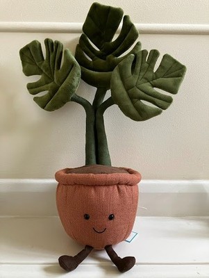 JELLYCAT ORIGINAL I AM AMUSEABLES MONSTERA PFLANZE BRANDNEU MIT ETIKETT A2RUB