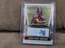 2010 TOPPS FINEST JONATHAN DWYER AUTO ROOKIE RC STEELERS GEORGIA TECH RARE SP