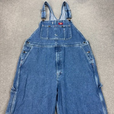 Dickies Latzhose Erwachsene 40x23 blau Latzhose Denim Workwear Carpenter Herren*