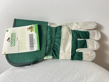 Heavy duty Double palm safety thorn proof work gloves for gardening and Rigger