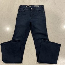 Pilcro And Letterpress Jeans Size 28 Anthropologie Womens Mid Rise Blue Bootcut