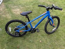 Cannondale 20in Unisex Kids Mountain Bike Blue/Orange Flat Bar Derailleur