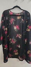 Woman's Flower Print Kimono Size XL