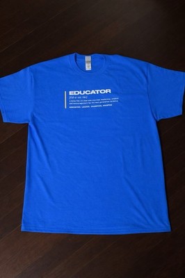 *NEW* Size XL - Golden State Warriors Educator/Thrive Night T-Shirt Blue