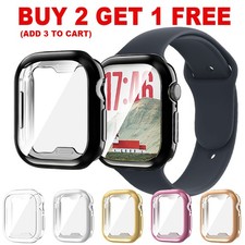Soft TPU Screen Protector For Apple Watch Series 12 42mm 46mm Full Case Cover