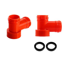 Plastic 3-Way Carbonation Connector, Homebrew Carbonation Cap Tee Adapter,Pet Bo