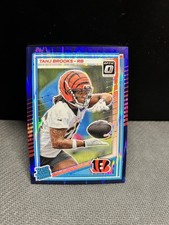 2025 Panini Donruss Optic - Rated Rookie Tahj Brooks #268 Purple Shock Prizm...