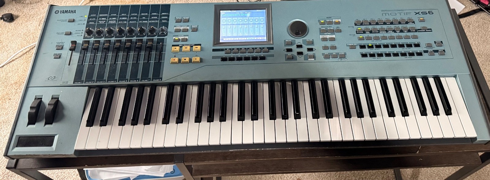 Yamaha motif x56 , Grey, 100V, 20w, 50/60Hz , Used, Minor Scratches (shown)