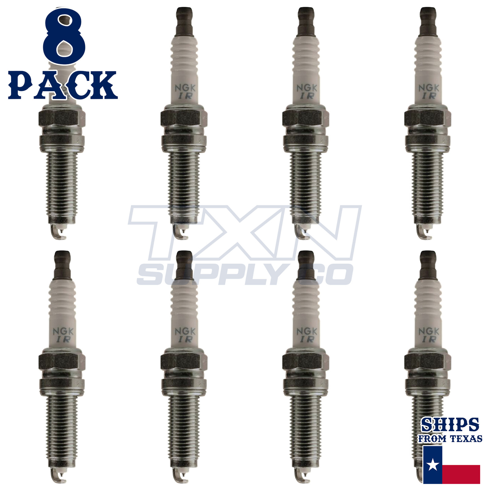 NGK 7751 Spark Plugs 8 Pack