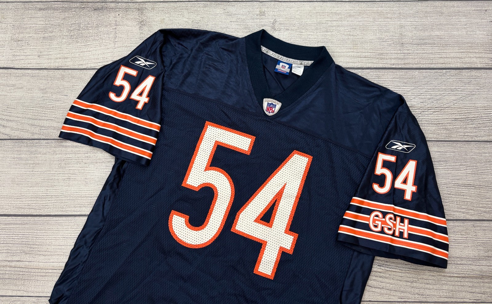 BRIAN URLACHER #54 CHICAGO BEARS Mens SZ Large Reebok On Field NFL Jersey VTG thumbnail 6