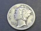 1935-S MERCURY DIME VF