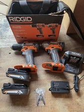Ridgid R92721 18V 2-Tool Combo Kit - Drill Driver & Impact Driver