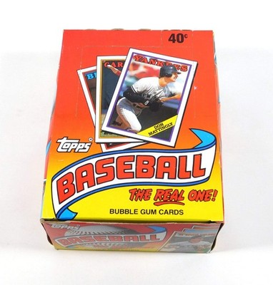 1988 Baseball Box (36 packs) Possible Bonds Glavine